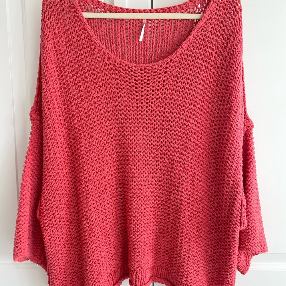 Free People Oversized Knit Sweater - size M